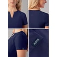 thumbnail image 3 of Adar Addition Scrubs For Women - Notched V-Neck Scrub Top, 3 of 7