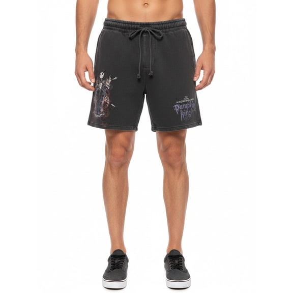 Nightmare Before Christmas Men's & Big Men's Jogger Shorts, Sizes XS-3XL