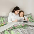 thumbnail image 5 of Castle Fairy 2-Piece Twin Size Comforter Set - Cactus Floral Western Print, 5 of 8