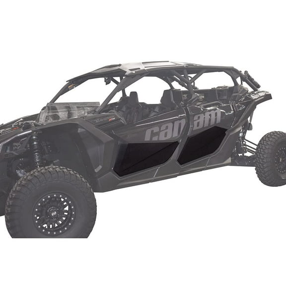 Tusk Plastic Lower Door Inserts Black - Fits: CAN-AM Maverick X3 Max X MR Turbo RR 2020-2021