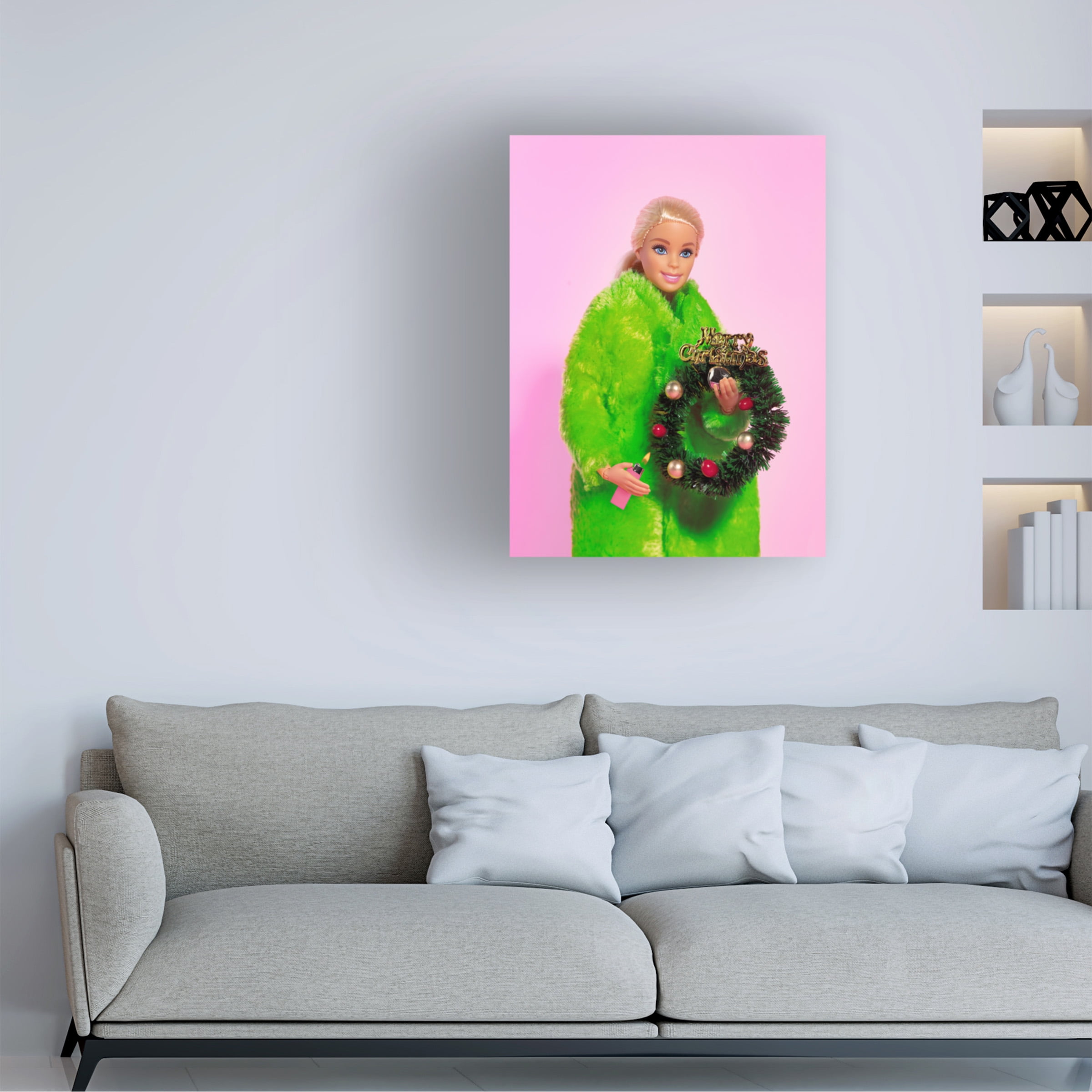 Julia Ramiro 'Grinch' Canvas Art