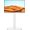 White Glass Base without Power Strip, variant on YANGLI Universal Floor TV Stand with Swivel Height Adjustable Mount, Fits 32-70" TVs up to 110 lbs, White Tempered Glass Base