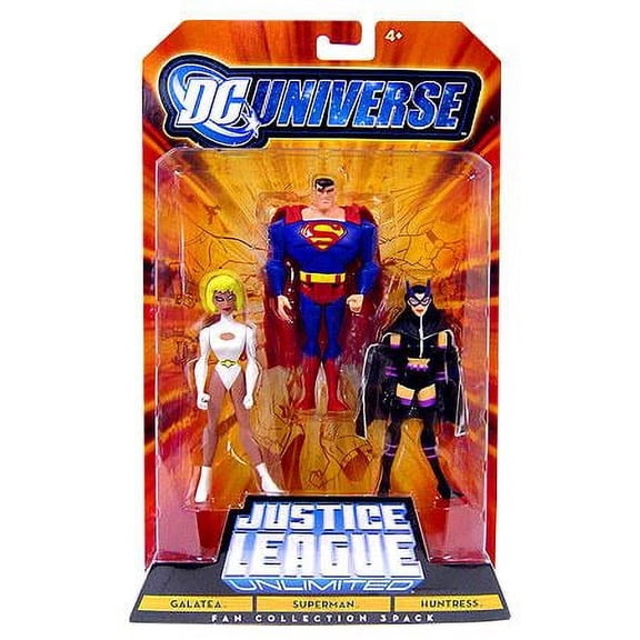DC Universe Fan Collection Galatea, Superman & Huntress Action Figures
