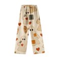 thumbnail image 6 of Trgacdwlo Halloween Fleece Pj Pants Women Funny Pumpkin Ghost Fuzzy Pj Pants for Women Spooky Season Fall Winter Warm Women's Sleep Pants, 6 of 6