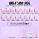 thumbnail image 4 of Press On Nails BtartBox Soft Gel Ombre, crema de almendras y vainilla, 4 of 9