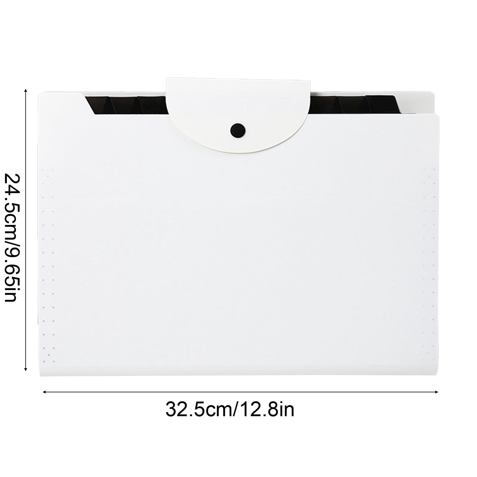 HBBKVI 2 Pack File Folders, 12-Pocket Accordion File Organizer, Organ Pack Folder A4 Exam Paper Classification Storage Bag Office Data Archive File Pack