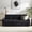 Black + Corduroy + 3 Seat, variant on 83.86" Corduroy 3-Seater Sofa - Modern Compressed Couch for Living Room, Bedroom & Office,Blue
