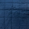 thumbnail image 7 of Parkland Collection Balam Navy Blue Quilted Decorative Throw Pillow, 20 x 20 Cotton Blend Square Pillow, 7 of 7