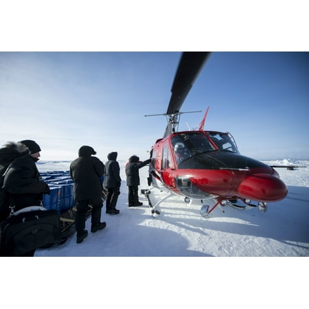 - Canvas Print Members of the Arctic Council board a Bell 212 Helicopter to visit Los Angeles-class submarine USS H Stretched Canvas 10 x 14