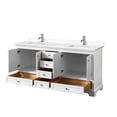 thumbnail image 4 of Wyndham Collection WCS202072DDEWCUNSMXX Deborah 72" Free Standing Double Basin Vanity Set, 4 of 6