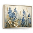thumbnail image 2 of Designart "Serene Blue Bonnets Field I" Blue Bonnets Floater Framed Canvas Prints, 2 of 5