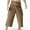 Coffee, variant on Men's Thai Fisherman Pants Solid Perfect for Yoga, Martial Arts, Pirate, Medieval, Japanese Pantalones Cotton Widde Leg Loose Pants Drawstring Pants with Pockets Khaki Free Size