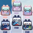 thumbnail image 1 of Sac à Dos une Pièce pour Enfants protection de la Colonne Vertébrale et Réduction de la Charge Garçons et Filles Sac d'École Léger pour Élèves de Primaire, 1 of 5