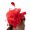 Red, variant on Women Fascinator Headband Derby Pillbox Cocktail Tea Party Headband Fascinator Headband Flower Fascinator Hat