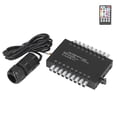 thumbnail image 2 of Luz LED de fibra óptica con Bluetooth, Control por aplicación remota, 18 agujeros, luz de techo de estrella de fibra óptica de un solo cabezal, enchufe europeo de 100-240V, 2 of 10