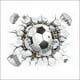 thumbnail image 1 of Pegatinas de fútbol 3D, pegatinas de pared 3D con forma de balón de fútbol para habitación infantil, pegatinas de vinilo de fútbol DIY, 1 of 5