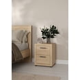 thumbnail image 5 of Tvilum Mira 3-Piece Bedroom Set - 6 Drawer Double Dresser And Nightstand Set Of 2, Jackson Hickory, 5 of 16