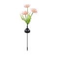 thumbnail image 1 of Qaailabf Solar Garden Flower Light Stake with LED Illuminated Stem, Waterproof IP65 Outdoor Decorative Path Light, 12-Hour Runtime, Auto On/Off, 600mAh Battery, Bendable Stem Design for Yard Patio, 1 of 6