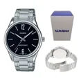 thumbnail image 2 of Reloj Casio Mtpv005 Hombre Acero Plata Full Correa MTP-V005D-1B, 2 of 8