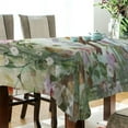 thumbnail image 3 of GZHJMY Bird Flowers Rectangle Tablecloth, Waterproof Stain Wrinkle Resistant Washable Polyester Table Cover for Picnic Dinner Holiday Kitchen Party Decor, 60 x 90 in Home Decor, 3 of 7