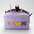thumbnail image 3 of Purple GRWM Cosmetic Bag Pouch, 3.0" x 7.5" x 5.0", 3 of 4