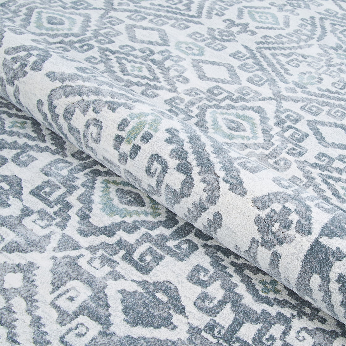 Couristan Everest Bohemia Greystone-Lime Area Rug