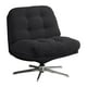 thumbnail image 1 of Silla de oficina Silla de trabajo para computadora Silla giratoria de pana con ruedas de 360 grados Silla para juegos para apartamento Muebles de sala Negro, 1 of 8
