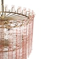 thumbnail image 4 of Hampshire Pink Acrylic 3-Tier Chandelier, 4 of 6