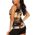 thumbnail image 3 of Hirioo Hawaiian Sunset Beach for Women's Workout Tank Top Sleeveless Workout Tops Athletic Gym Shirts-Medium, 3 of 7