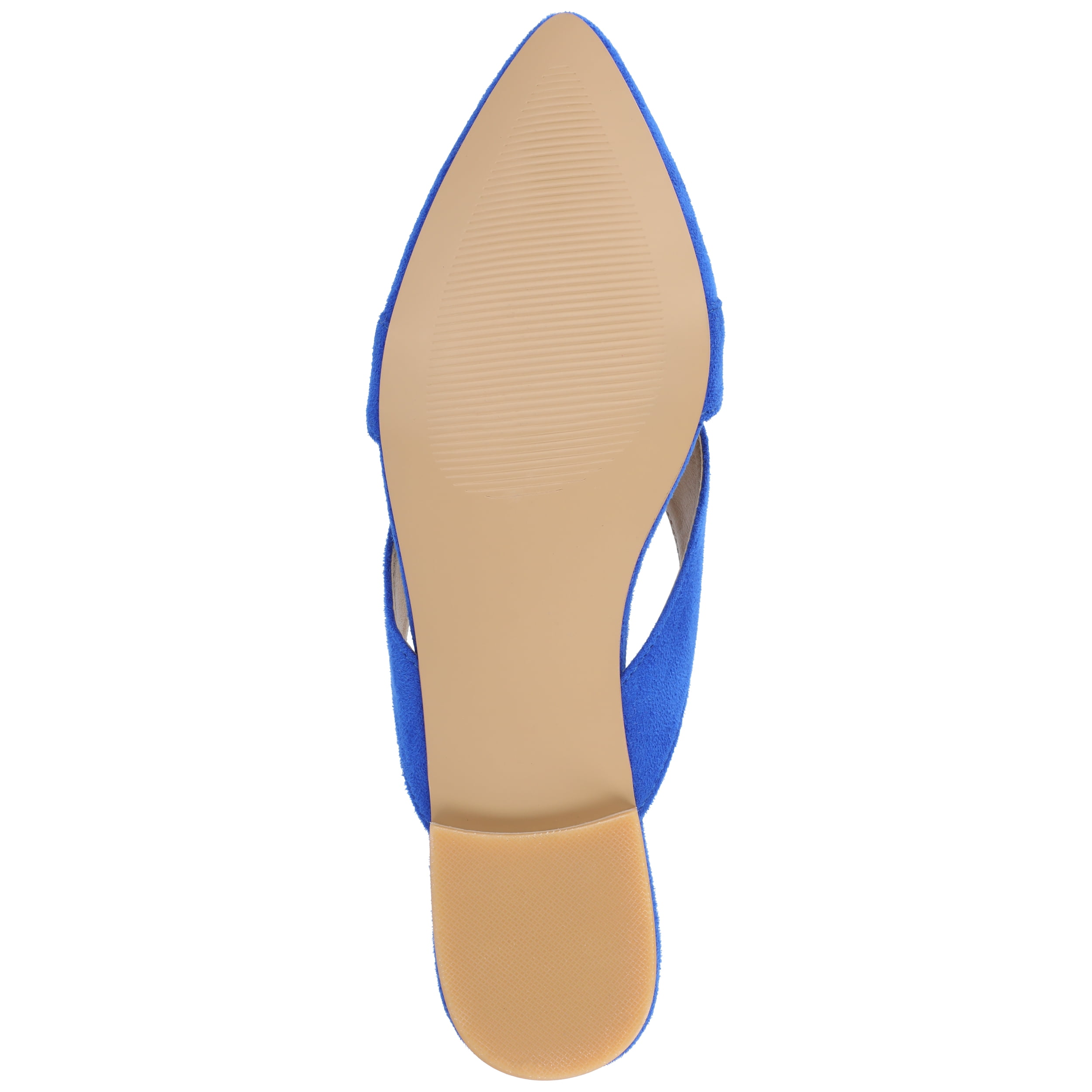 Journee Womens Giada Slip On Almond Toe Mules Flats