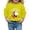 Yellow, variant on NordicNest Print Girls Pullover Hoodie Cozy Sweatshirt Soft Long Sleeve Casual Top For Toddler Youth Kids Holiday Party Outfit Hoodie