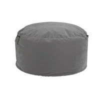 CONCETTA 4Ft Bean Bag Sofa Chair with Removable Micro Suede Cover,Dark Grey