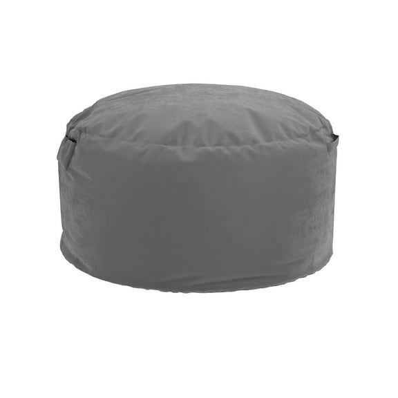 CONCETTA 4Ft Bean Bag Sofa Chair with Removable Micro Suede Cover,Dark Grey