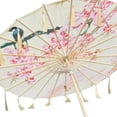 thumbnail image 6 of Wxqbjtam Chinese Oiled Paper Umbrella 32" Silk Cloth Umbrella for Wedding Music Festivals Style B, 6 of 9
