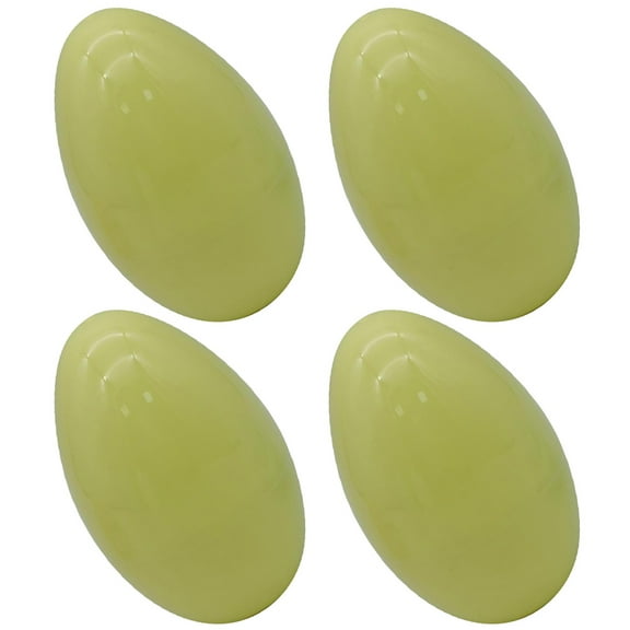 Masteelf Plastic Easter Eggs for Decoration Light Green Reusable 4pcs