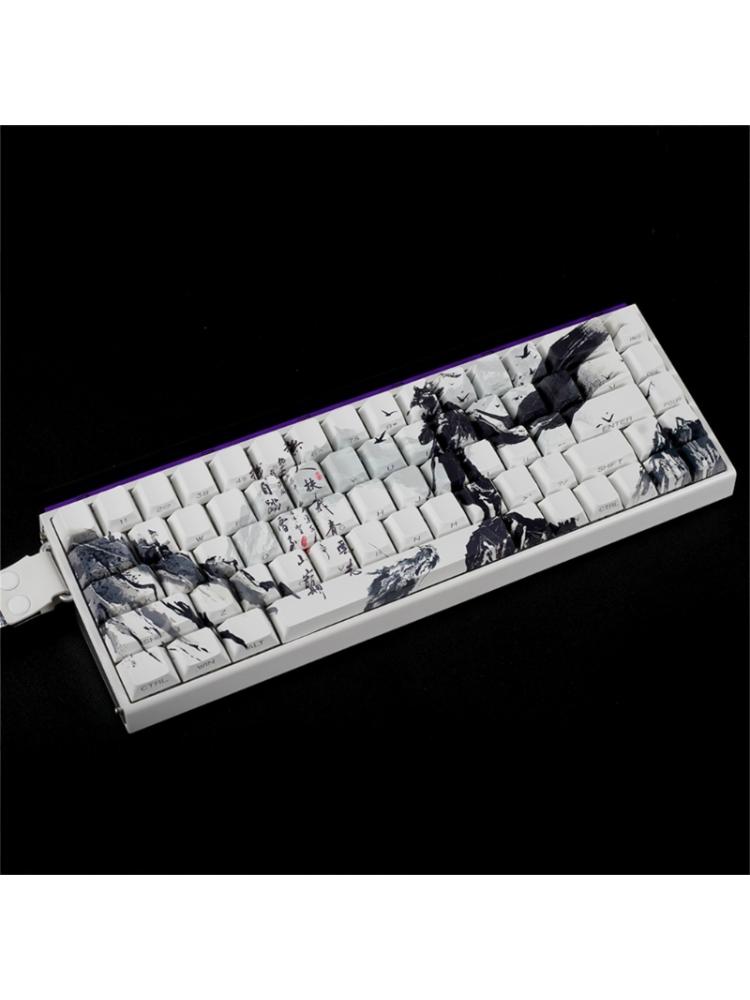 60% 68% ANSI ISOs Layout PBT Original Profile Keycaps With The Legend of Chusen Artwork For 61/64/68 Mechanical Keyboards