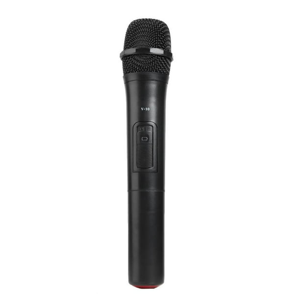 V-10 Micrófono Inalámbrico Megáfono Micrófono De Mano Con Receptor Usb