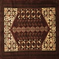 thumbnail image 1 of Ahgly Company Indoor Square Persian Brown Traditional Area Rugs, 3' Square, 1 of 4