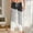 Gray, variant on Womens Sweatpants Sevevn Women's Fashion Color-Blocking Pockets Elastic Waist Drawstring Fallow Full Length Pants