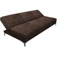 thumbnail image 4 of Sofa Cama Reclinable El Bazar Store Vegas Terciopelo Chocolate Futon 3 posiciones Sala, 4 of 6