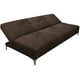 thumbnail image 4 of Sofa Cama Reclinable El Bazar Store Vegas Terciopelo Chocolate Futon 3 posiciones Sala, 4 of 6