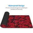 thumbnail image 3 of Red Roses Mouse Pad, Flower Large Big Gaming Mouse Pad Desk Pad, Mousepad with Non-Slip Rubber Base, Extended XXL Mouse Mat for Computer Laptop Office Accessories, 3 of 6