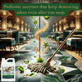 thumbnail image 3 of Restaurant Bio-Deodorizing Floor Cleaner - Heavy Duty Commercial Concentrated Enzyme Degreaser and Odor Eliminator for Mopping Tile, Laminate, Hardwood & More, 3 of 4