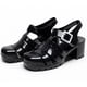 thumbnail image 5 of Zapatos de gelatina para Mujer, Sandalias de plataforma transparente, tacones altos cuadrados, plateados, ostentosos, Verano, 5 of 5