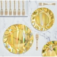 thumbnail image 2 of Gold Foil Scalloped 7" Dessert Plates 10 Count by Way to Celebrate, 2 of 5