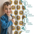 thumbnail image 3 of Blackout Kids Curtains,White Sunflower Childrens Insulated Curtains Set Of 2,Bedroom Essentials,Toddler Room Decor 42x54in(106x137cm), 3 of 4