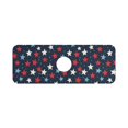 thumbnail image 7 of Yayeee Faucet Mat for Kitchen Sink 14.7" Diatomite Long Splash Guard Pad, Red White Stars, 7 of 7