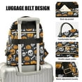 thumbnail image 4 of ALAZA Pumpkin Skeleton Halloween Womens Travel Laptop Backpack Large Daypack Ladies Shoulder Bags M, 4 of 7