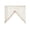Coffee, variant on Coffee Lace Embroidery Flower Triangular Curtain No Punching For Bedroom Kitchen Partition