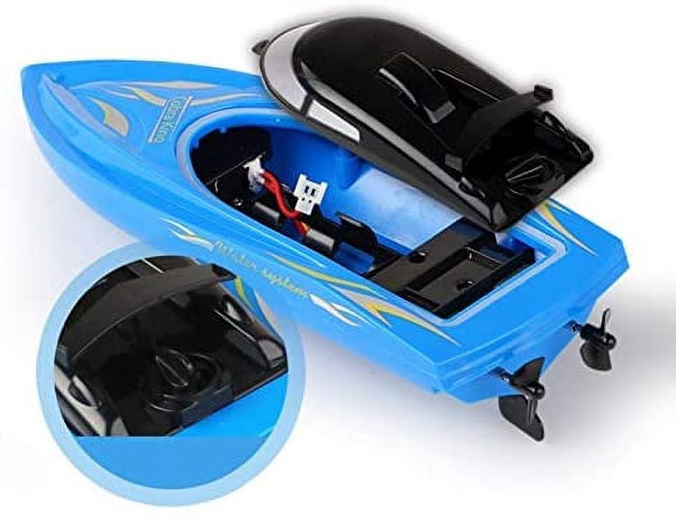 2.4G 2 in 1 RC Boat Simulation Crocodile Head Floating Fake Alligator Head Racing Boat Electric Waterproof Spoof Toy R/C for Pool and Lake
